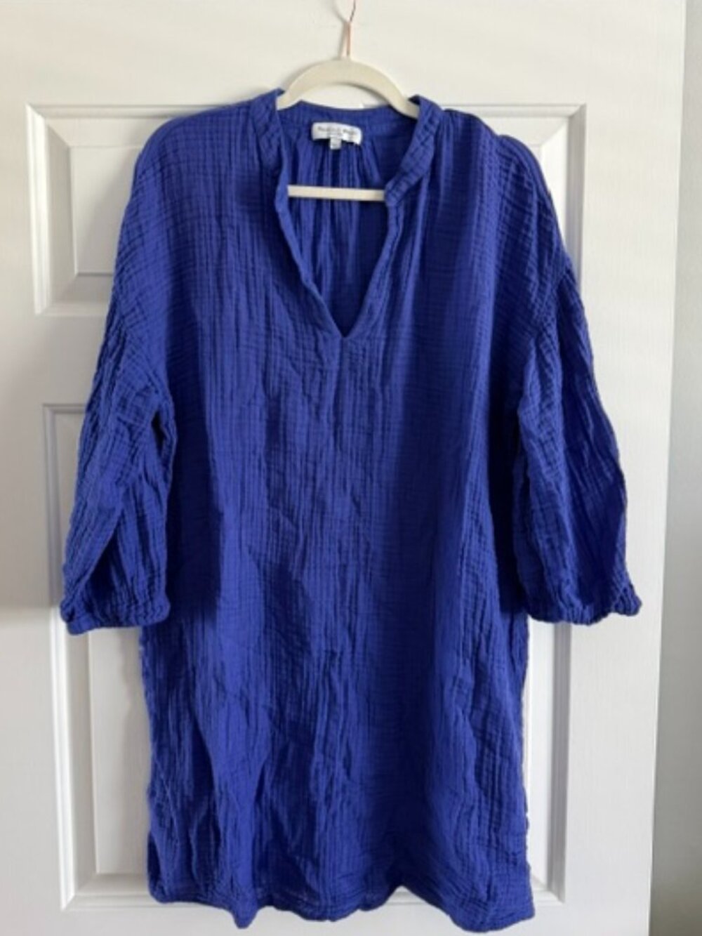 Michael Stars Purple Gauze Soft Cotton Tunic